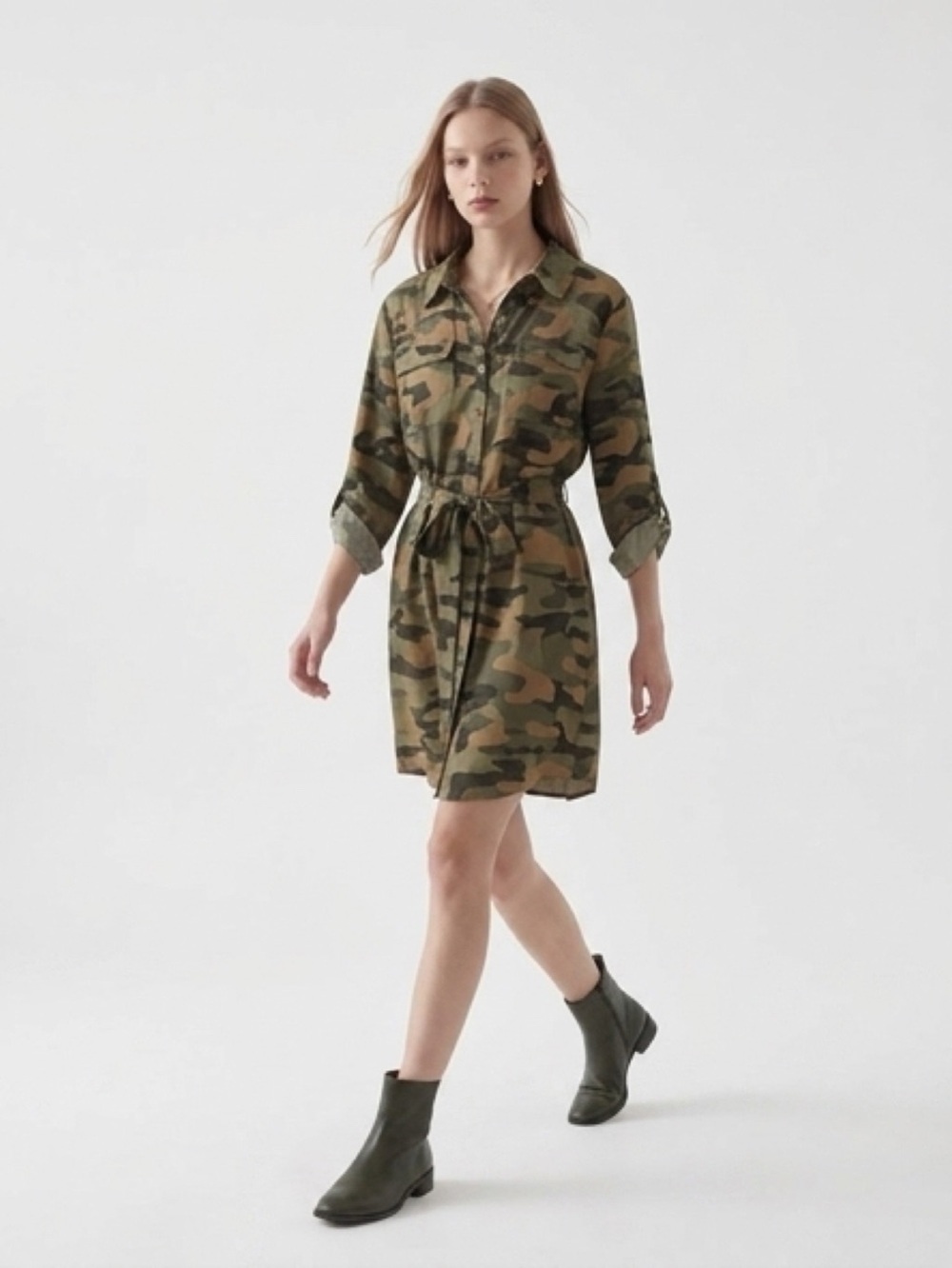 New York & Company Camouflage Romper Suit
